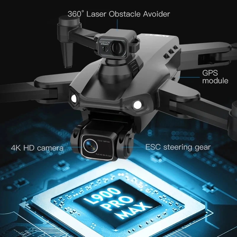 L900 Pro MAX GPS Drone 4K Prof - Drone Racing Camera review and price
